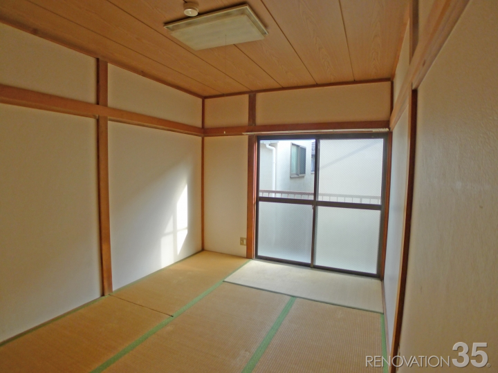 木目調とダークカラーが作る現代空間、2DKの空室対策リフォーム東京都国分寺市、BEFORE2