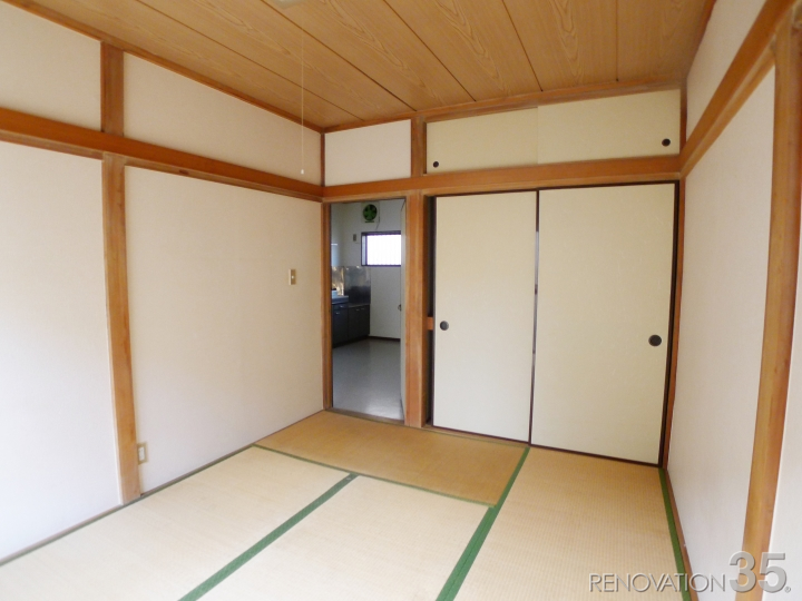 木目調とダークカラーが作る現代空間、2DKの空室対策リフォーム東京都国分寺市、BEFORE3