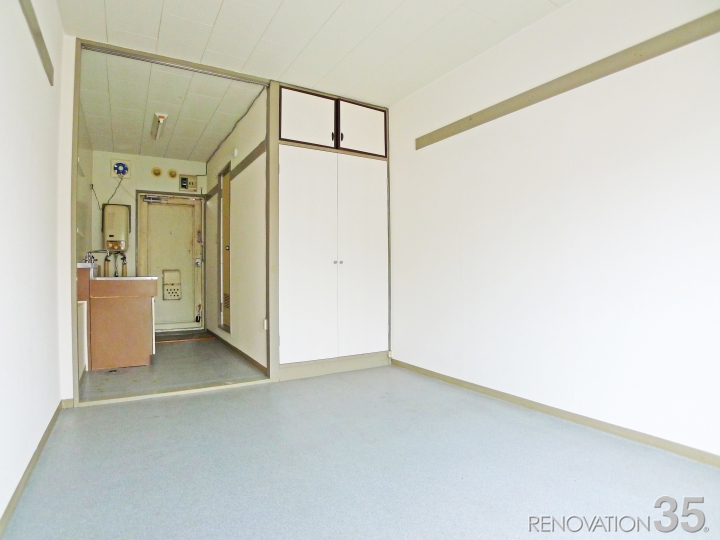 空色クロス×ワンルーム、1Kの空室対策リフォーム神奈川県相模原市、BEFORE2