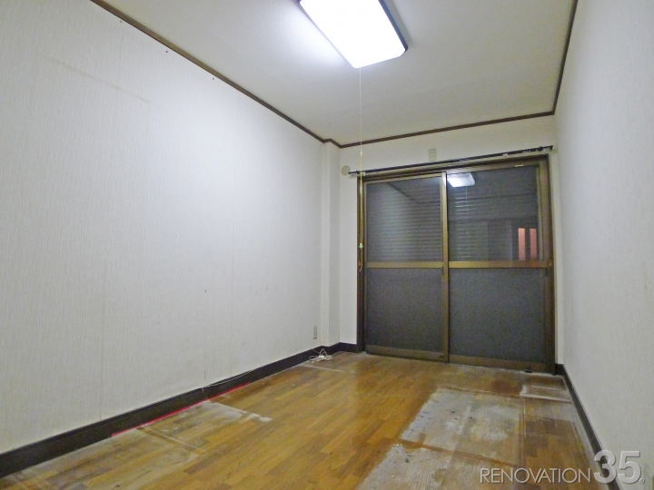 木目調が作る統一感のあるファミリー空間、3LDKの空室対策リフォーム東京都青梅市、BEFORE1