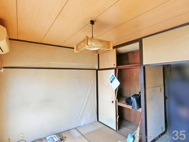 シンプルさで表現する現代的空間、1LDKの空室対策リフォーム神奈川県横浜市鶴見区、BEFORE3