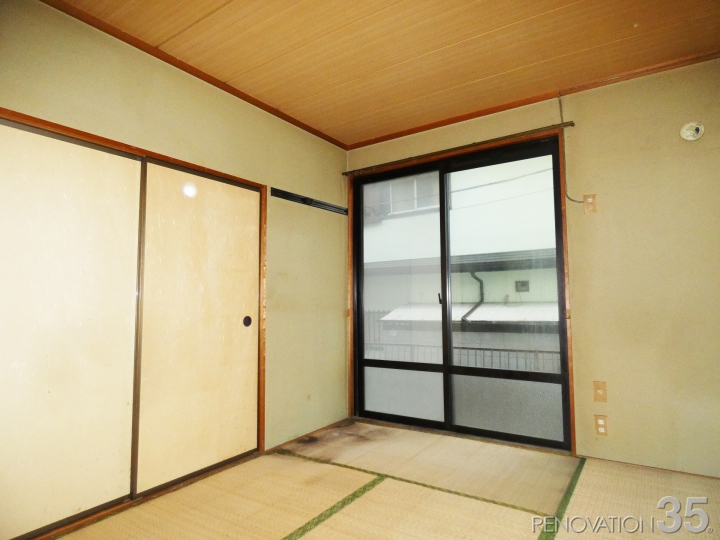 スタイリッシュな和の空間、2DKの空室対策リフォーム神奈川県平塚市、BEFORE2