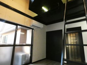 リノベーション施工事例、神奈川県大和市の1K+ロフト施工後