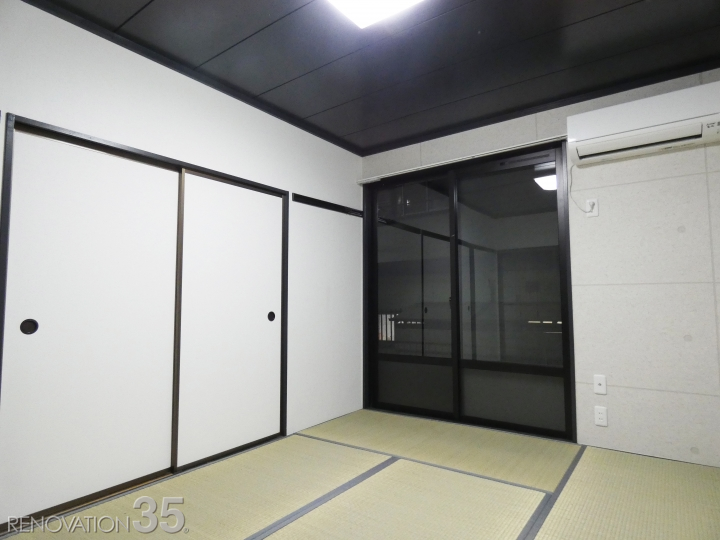 スタイリッシュな和の空間、2DKの空室対策リノベーション神奈川県平塚市、AFTER2