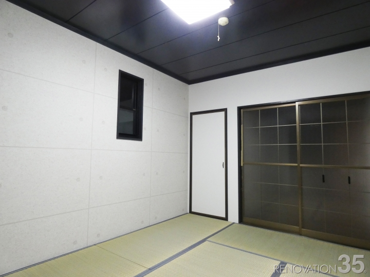 スタイリッシュな和の空間、2DKの空室対策リノベーション神奈川県平塚市、AFTER3
