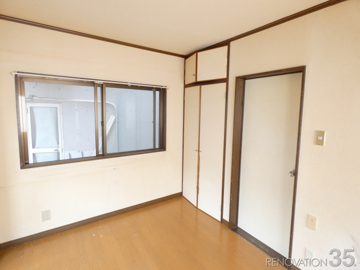 カラフル木目調が作る清潔空間、1Kの空室対策リフォーム神奈川県横浜市、BEFORE3