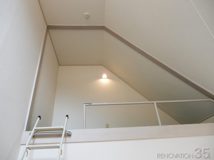 レンガ調クロスが作る幻想的な空間、1R+ロフトの空室対策リフォーム神奈川県秦野市、BEFORE5