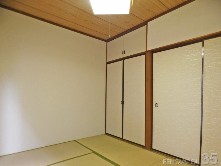 コルク柄×1K、1Kの空室対策リフォーム東京都品川区、BEFORE4