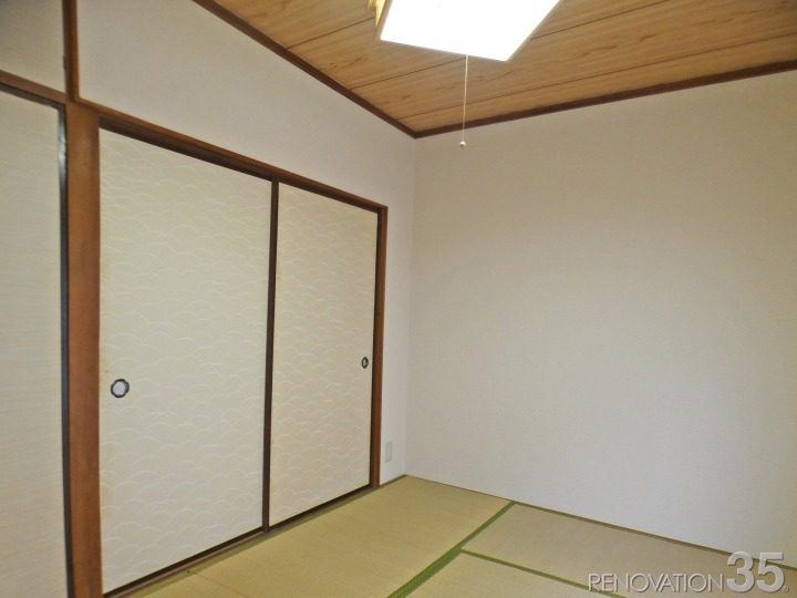 コルク柄×1K、1Kの空室対策リフォーム東京都品川区、BEFORE3