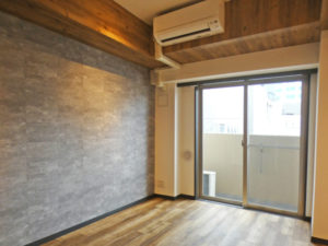 リノベーション施工事例、東京都新宿区の1R施工後