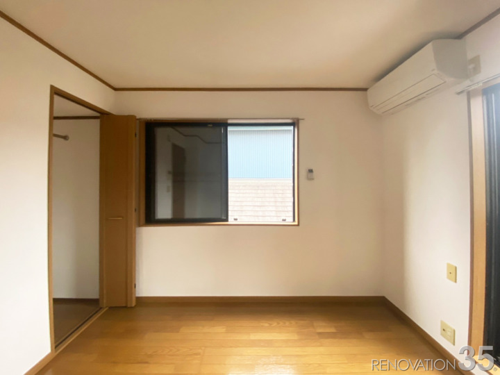 白木調×ブルーで明るい空間、1Kの空室対策リフォーム神奈川県横浜市、BEFORE4