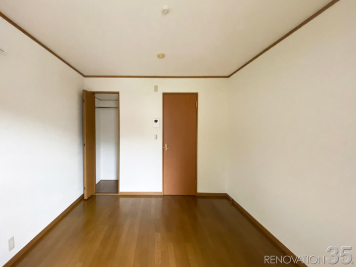 木目が特徴の明るい空間、1Kの空室対策リフォーム神奈川県横浜市、BEFORE5