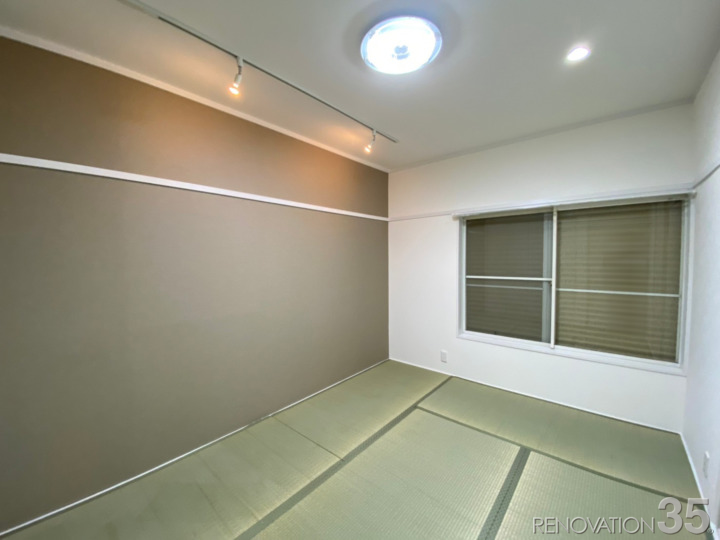 さわやかな暮らしをブルーとホワイトで、2DKの空室対策リノベーション千葉県松戸市、AFTER4