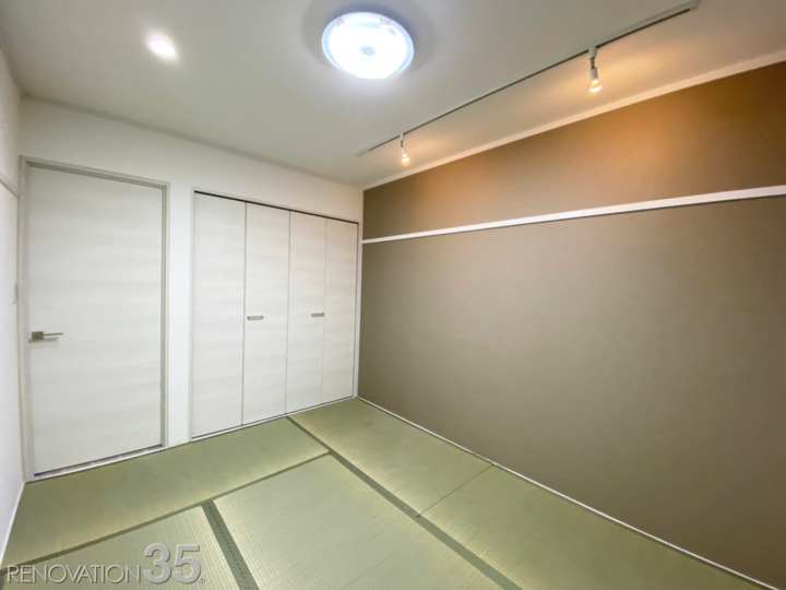 さわやかな暮らしをブルーとホワイトで、2DKの空室対策リノベーション千葉県松戸市、AFTER5