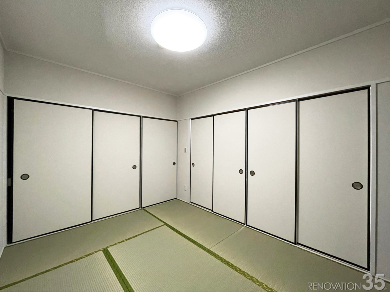 和室もすっきりきれい、2LDKの空室対策リノベーション埼玉県志木市、AFTER3