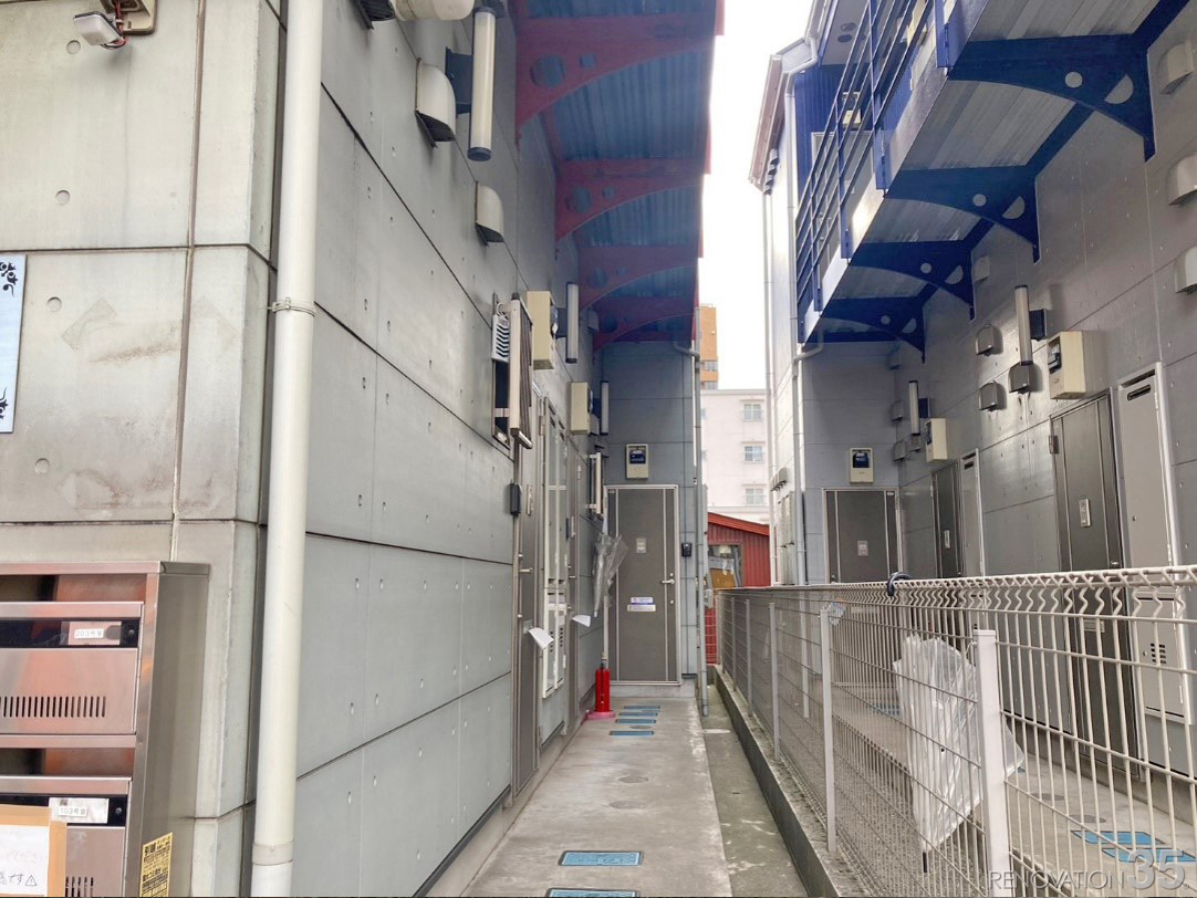 清潔感のある白塗装、1K X 6戸の空室対策リフォーム神奈川県相模原市、BEFORE6