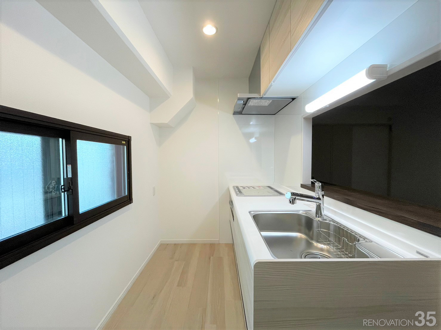 カウンターキッチン×シンプルデザイン、2LDKの空室対策リノベーション東京都豊島区、AFTER4