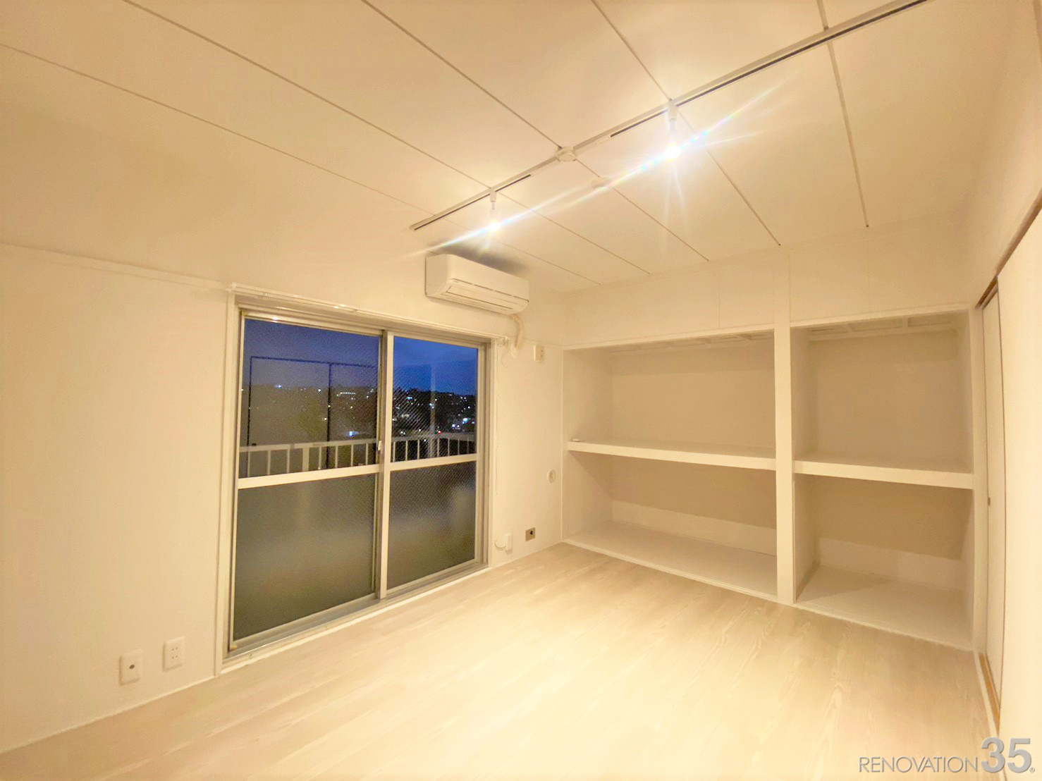 広々とした温かみのある空間、3DKの空室対策リノベーション神奈川県横浜市、AFTER2