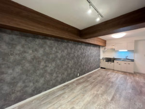 リノベーション施工事例、東京都新宿区の1R施工後