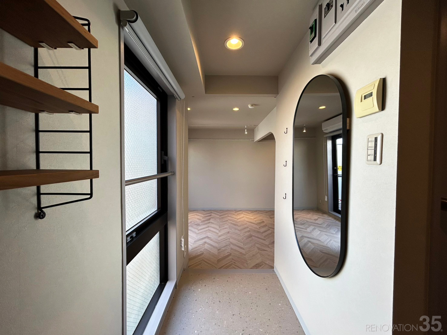 広がる欧風空間、1Rの空室対策リノベーション東京都練馬区、AFTER3