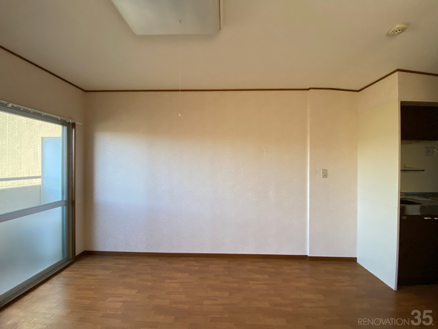 ネイビー天井のオシャレ快適空間、1Rの空室対策リフォーム東京都北区、BEFORE4