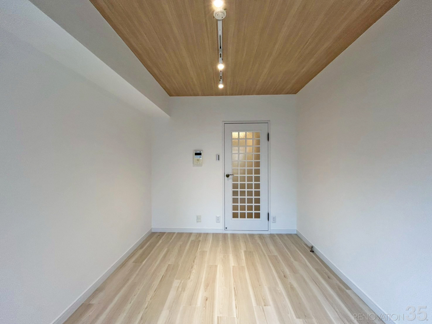 木目の広々空間、1Kの空室対策リノベーション神奈川県大和市、AFTER3