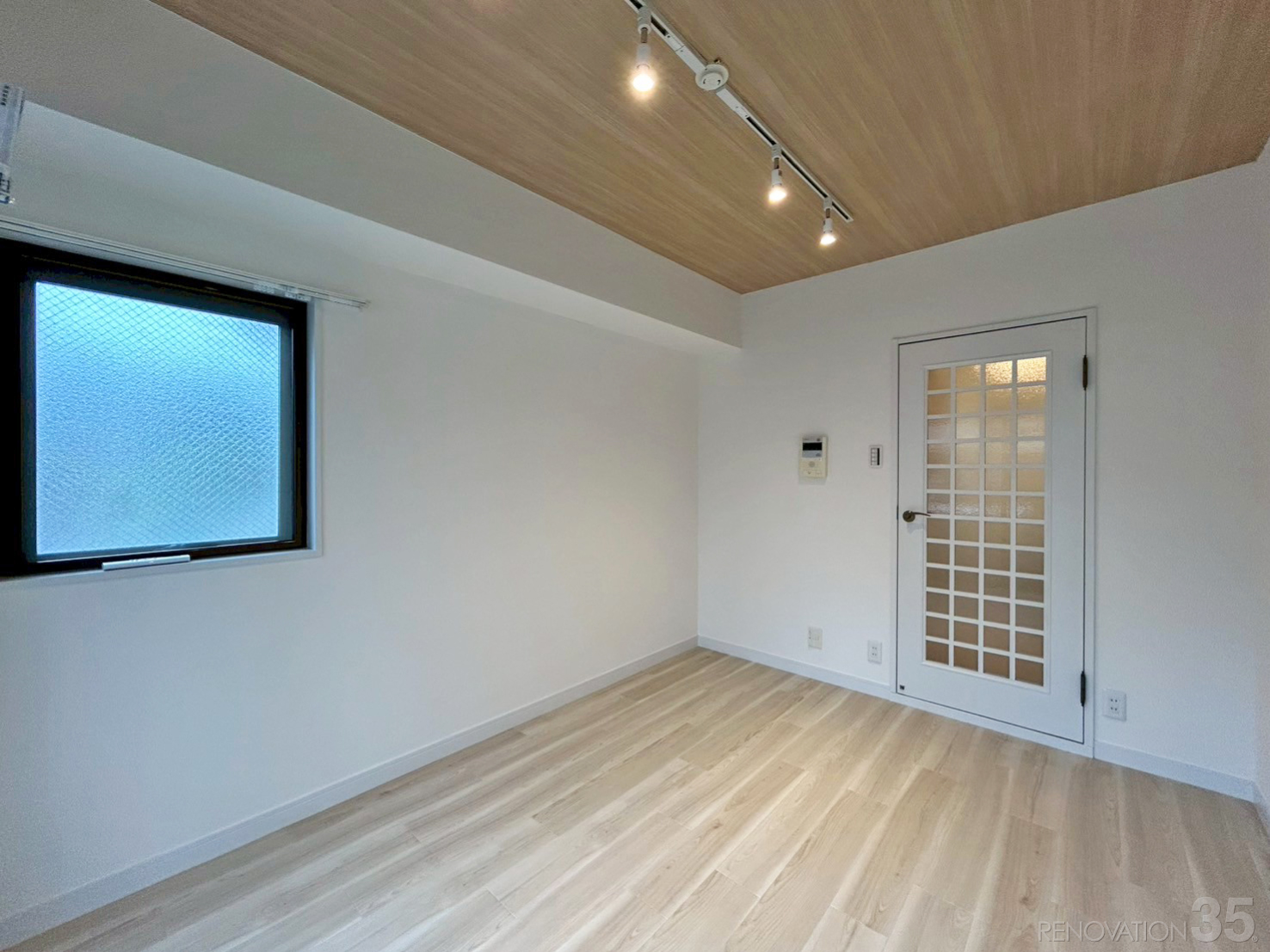 木目の広々空間、1Kの空室対策リノベーション神奈川県大和市、AFTER2