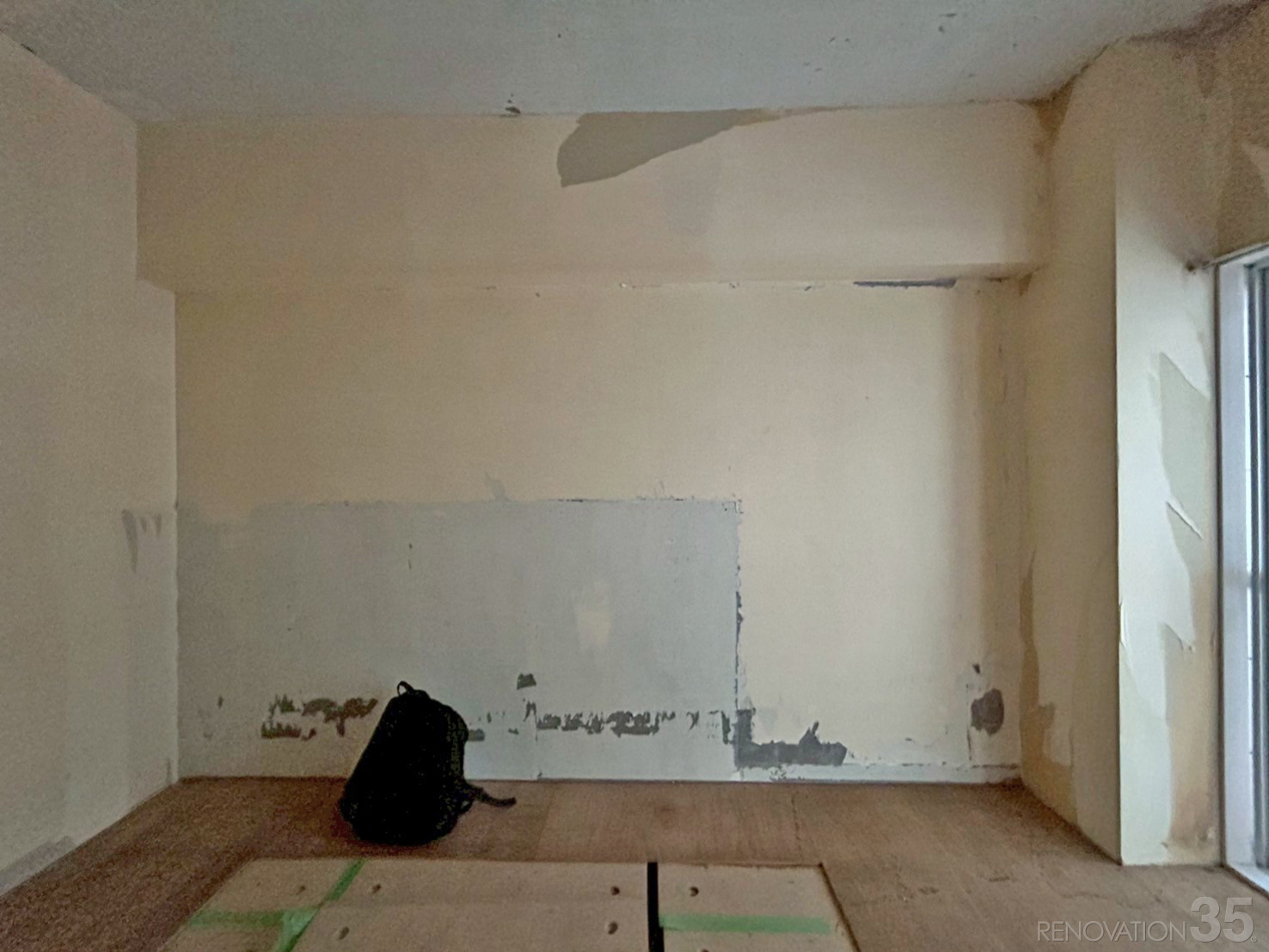 爽やかなアイスブルー空間、1Kの空室対策リフォーム神奈川県相模原市、BEFORE3