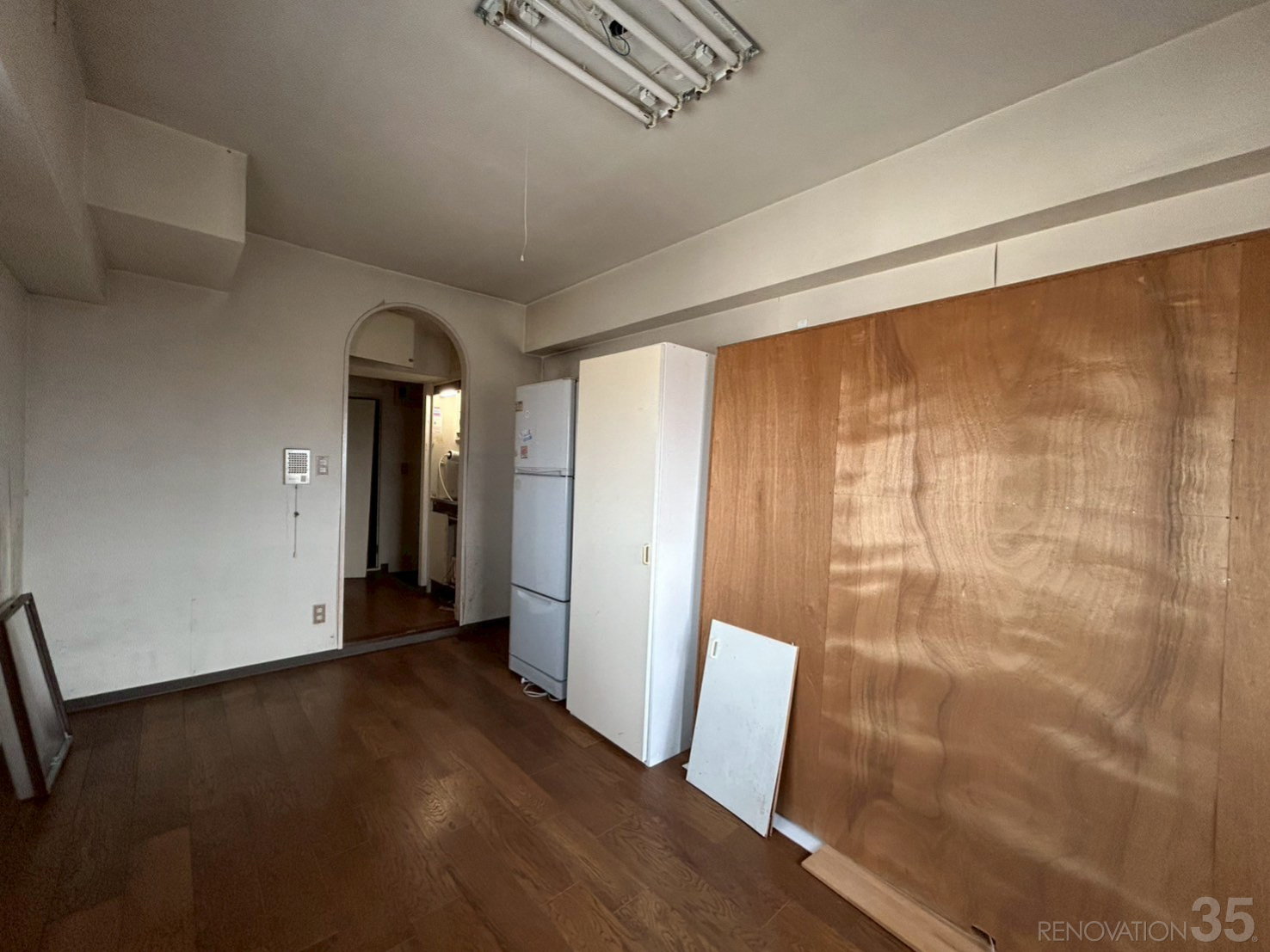 爽やかなブルー空間、1Rの空室対策リフォーム埼玉県坂戸市、BEFORE1