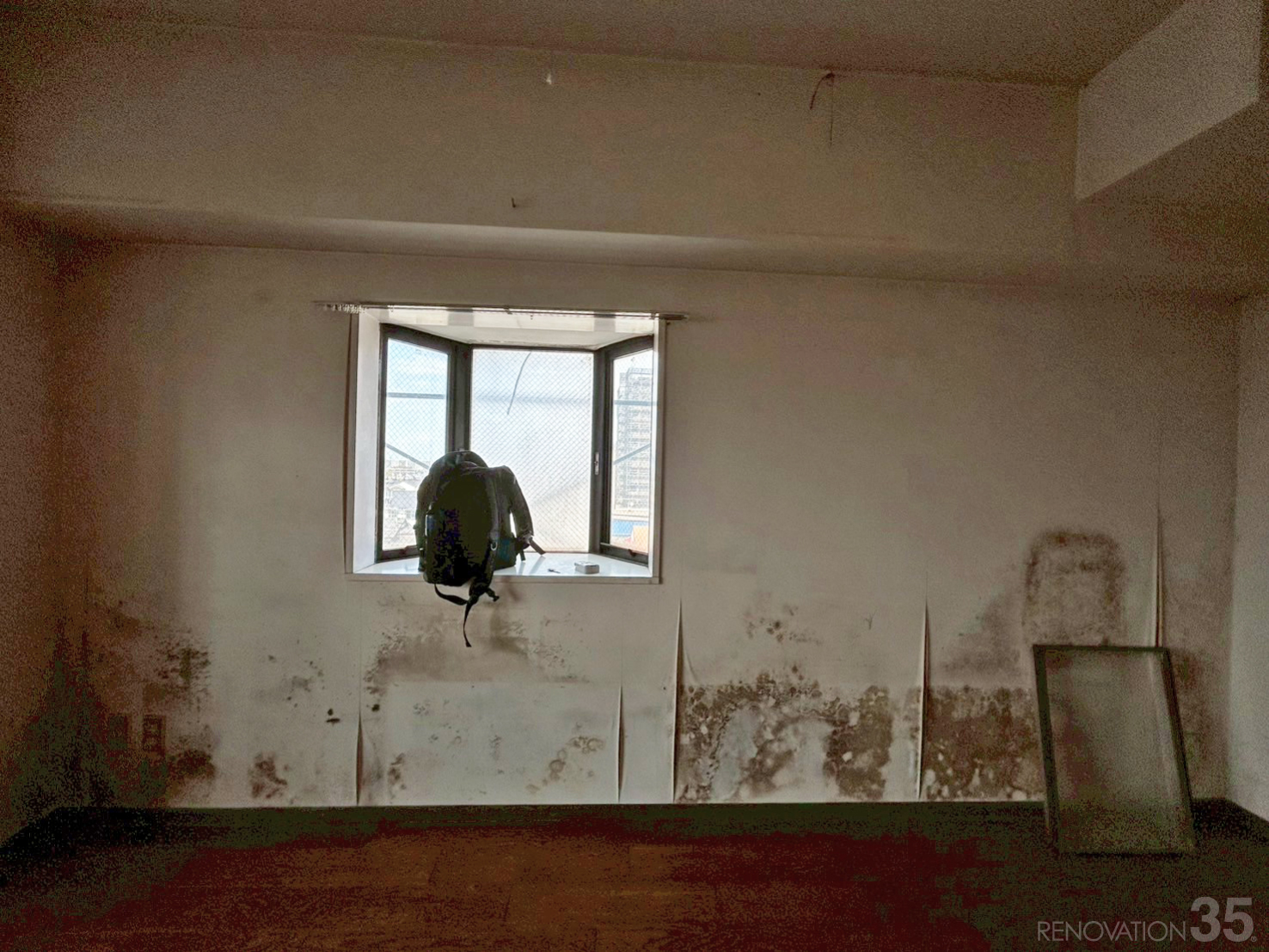 爽やかなブルー空間、1Rの空室対策リフォーム埼玉県坂戸市、BEFORE3