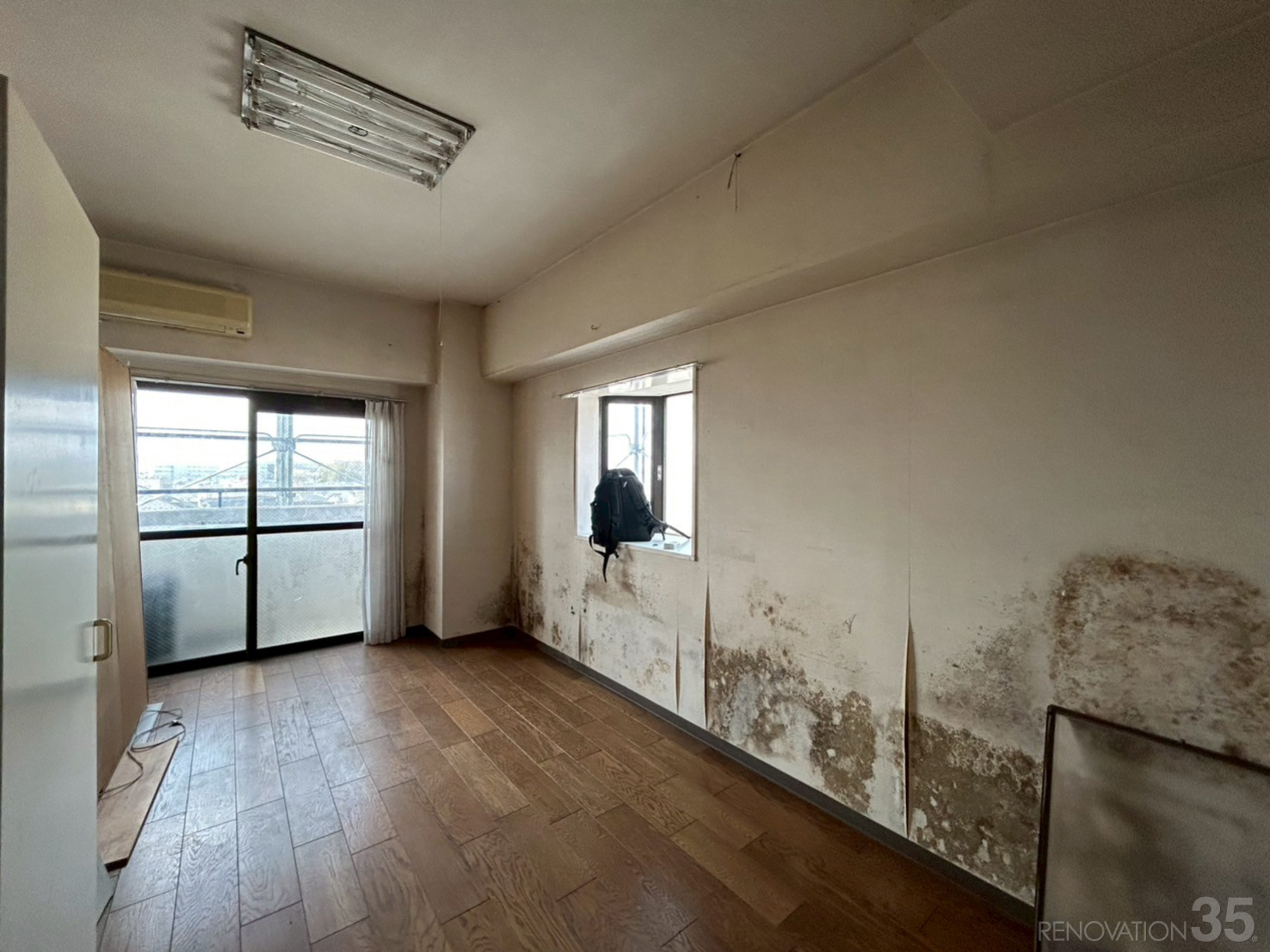 爽やかなブルー空間、1Rの空室対策リフォーム埼玉県坂戸市、BEFORE4