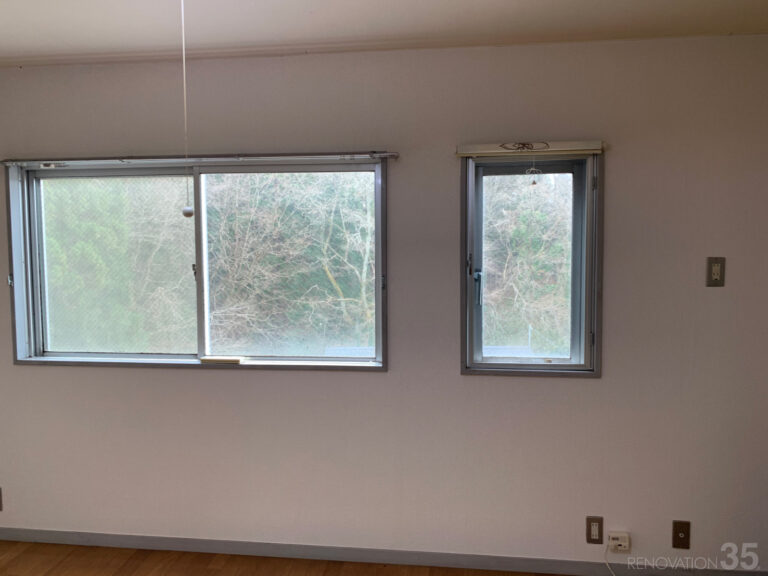 リフォーム施工事例、山梨県大月市の2DK施工前