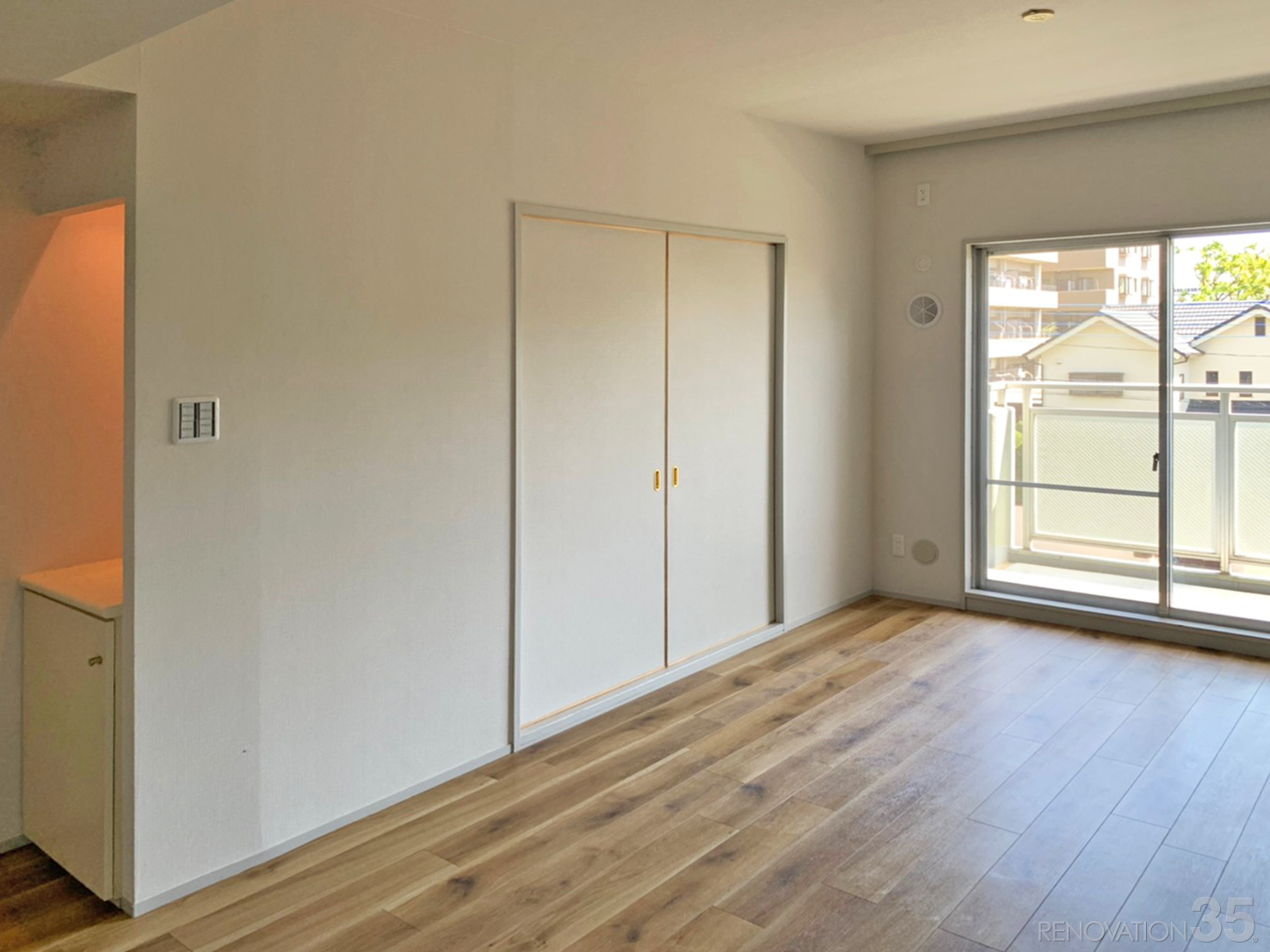 明るいファミリー空間、3LDKの空室対策リノベーション埼玉県戸田市、AFTER2