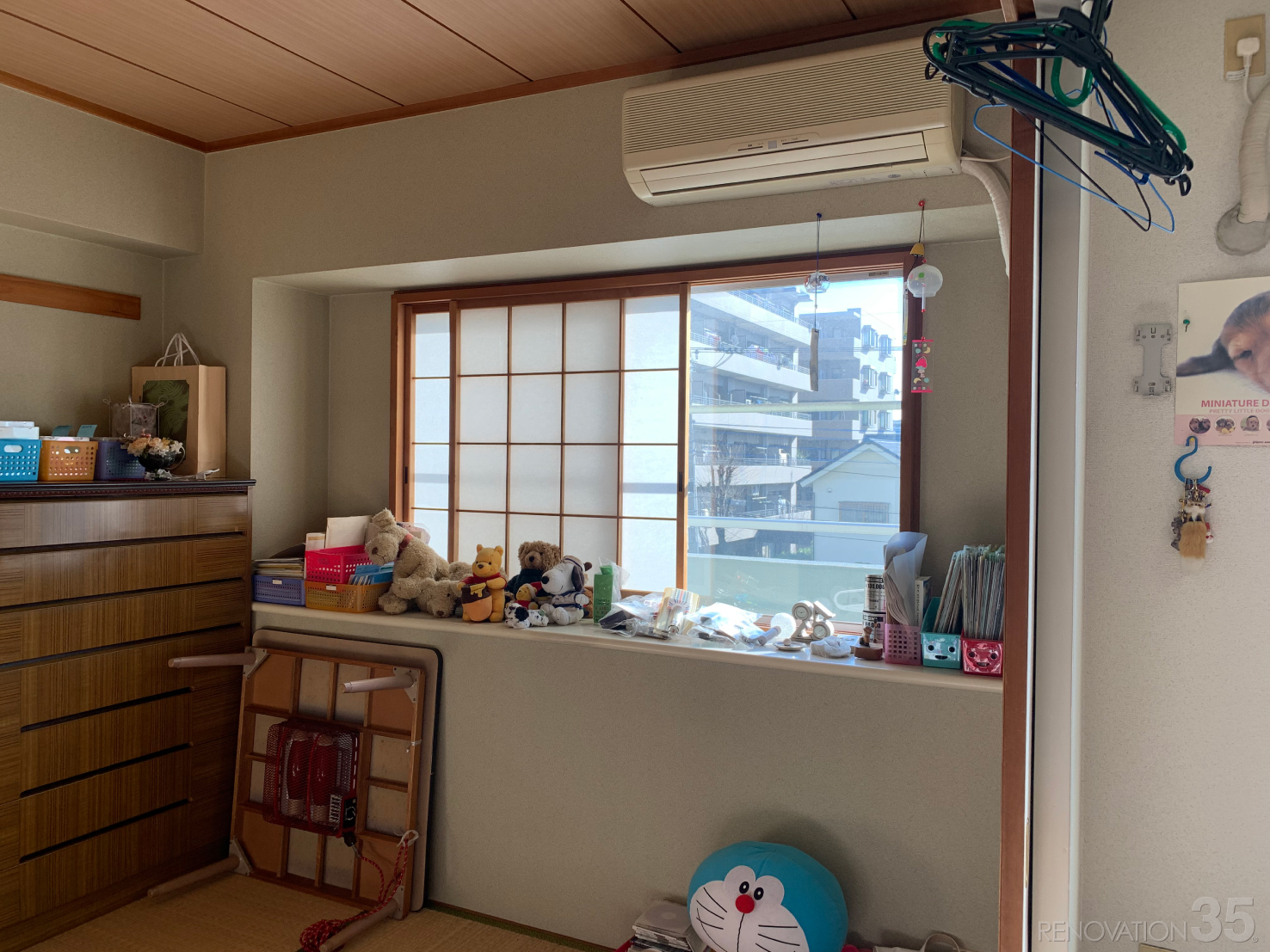 明るいファミリー空間、3LDKの空室対策リフォーム埼玉県戸田市、BEFORE3