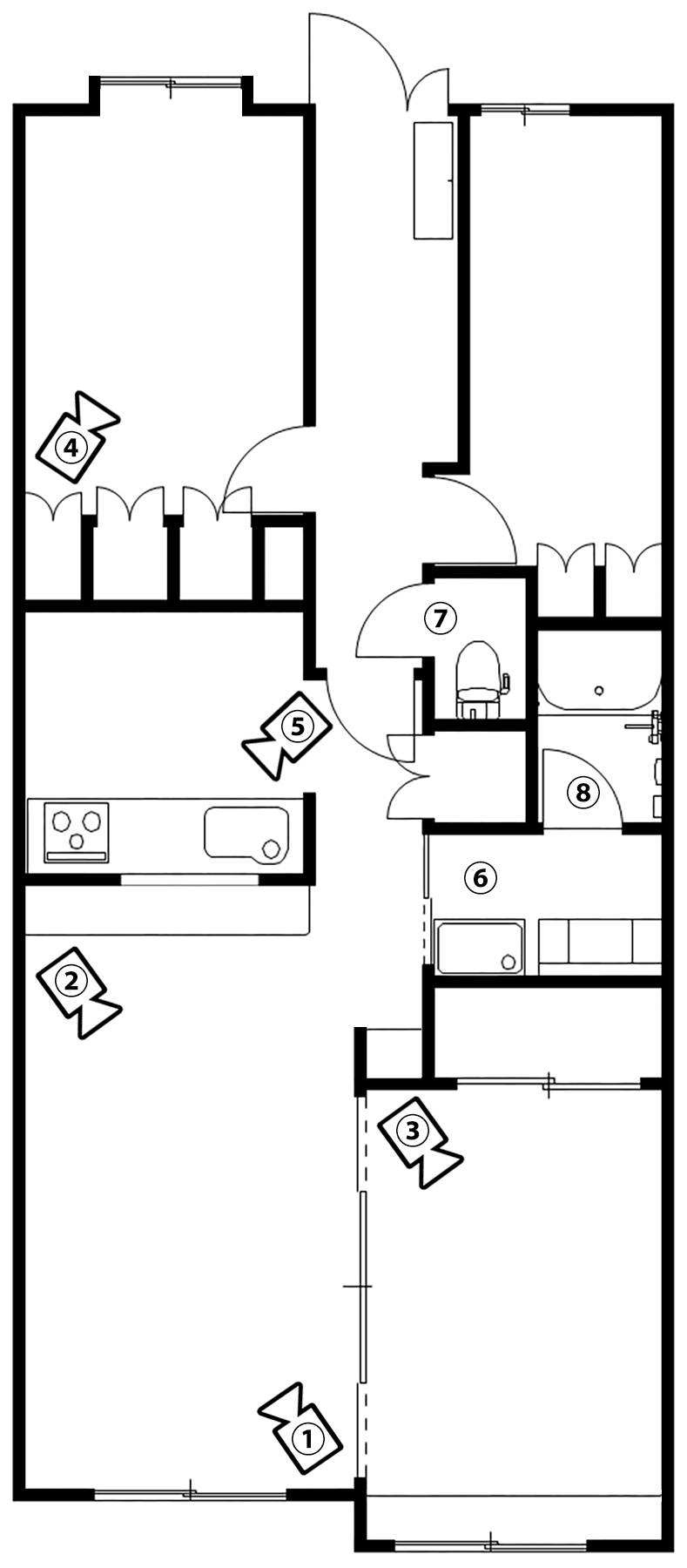 埼玉県戸田市3LDK60㎡の図面写真