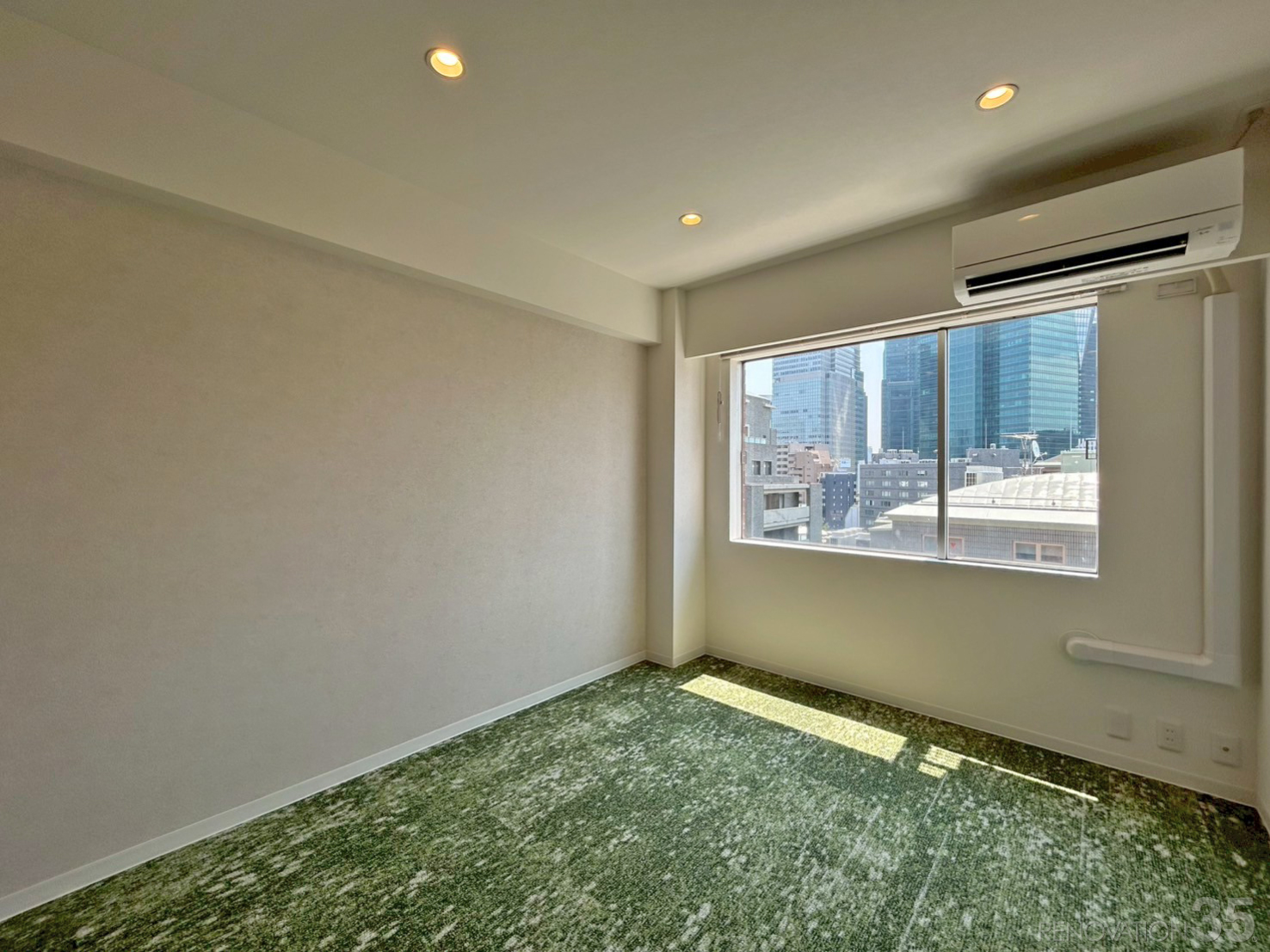 統一感のある都心空間、1Rの空室対策リノベーション東京都港区、AFTER2