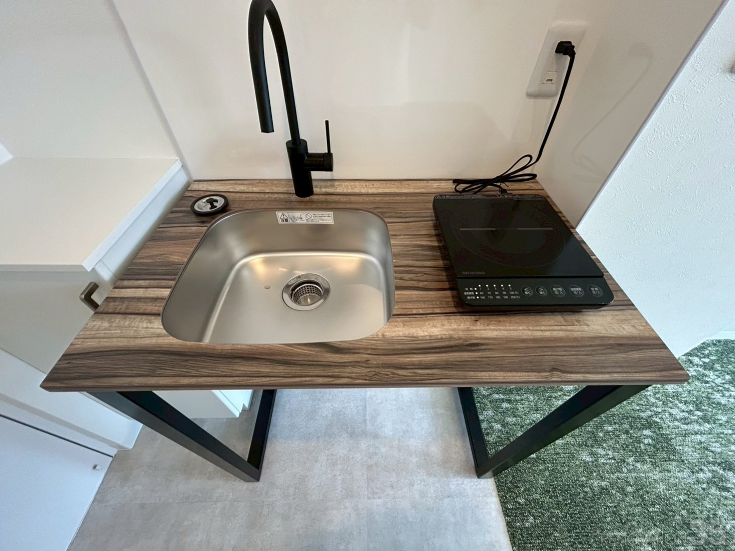 統一感のある都心空間、1Rの空室対策リノベーション東京都港区、AFTER5