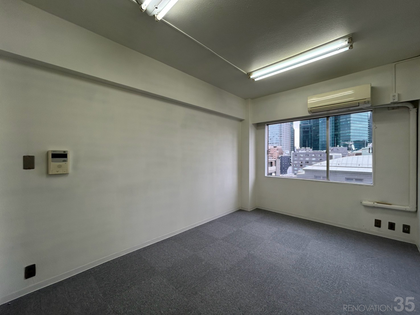 統一感のある都心空間、1Rの空室対策リフォーム東京都港区、BEFORE2