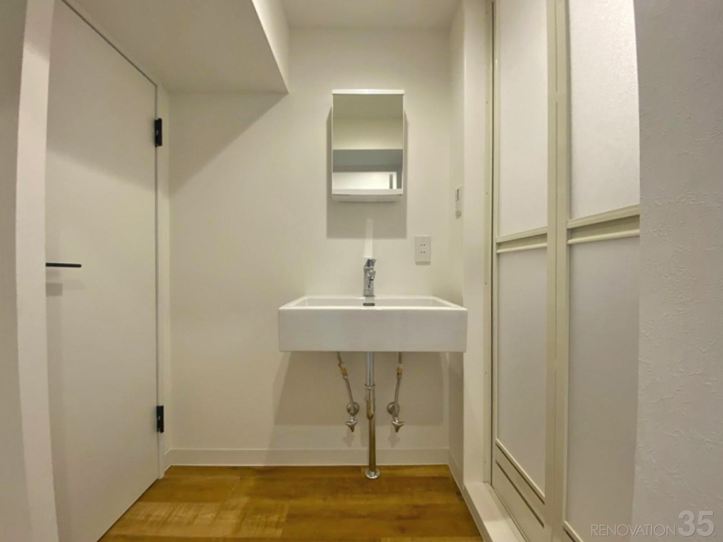 シンプルモダンな空間、1Rの空室対策リノベーション東京都渋谷区、AFTER4