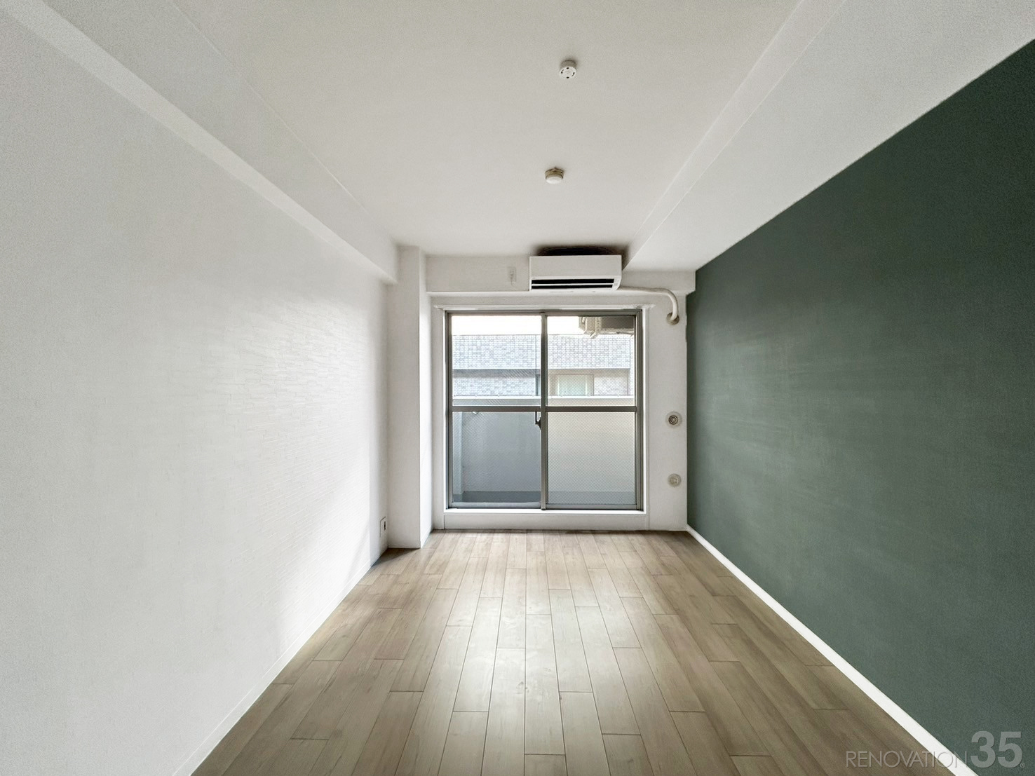 ナチュラルで明るい空間、1Kの空室対策リノベーション東京都三鷹市、AFTER2