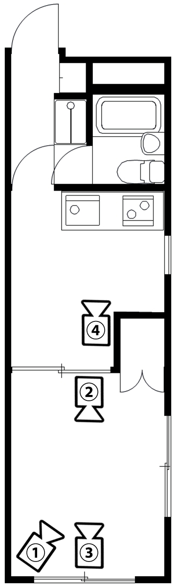 東京都文京区1DK28.5㎡の図面写真