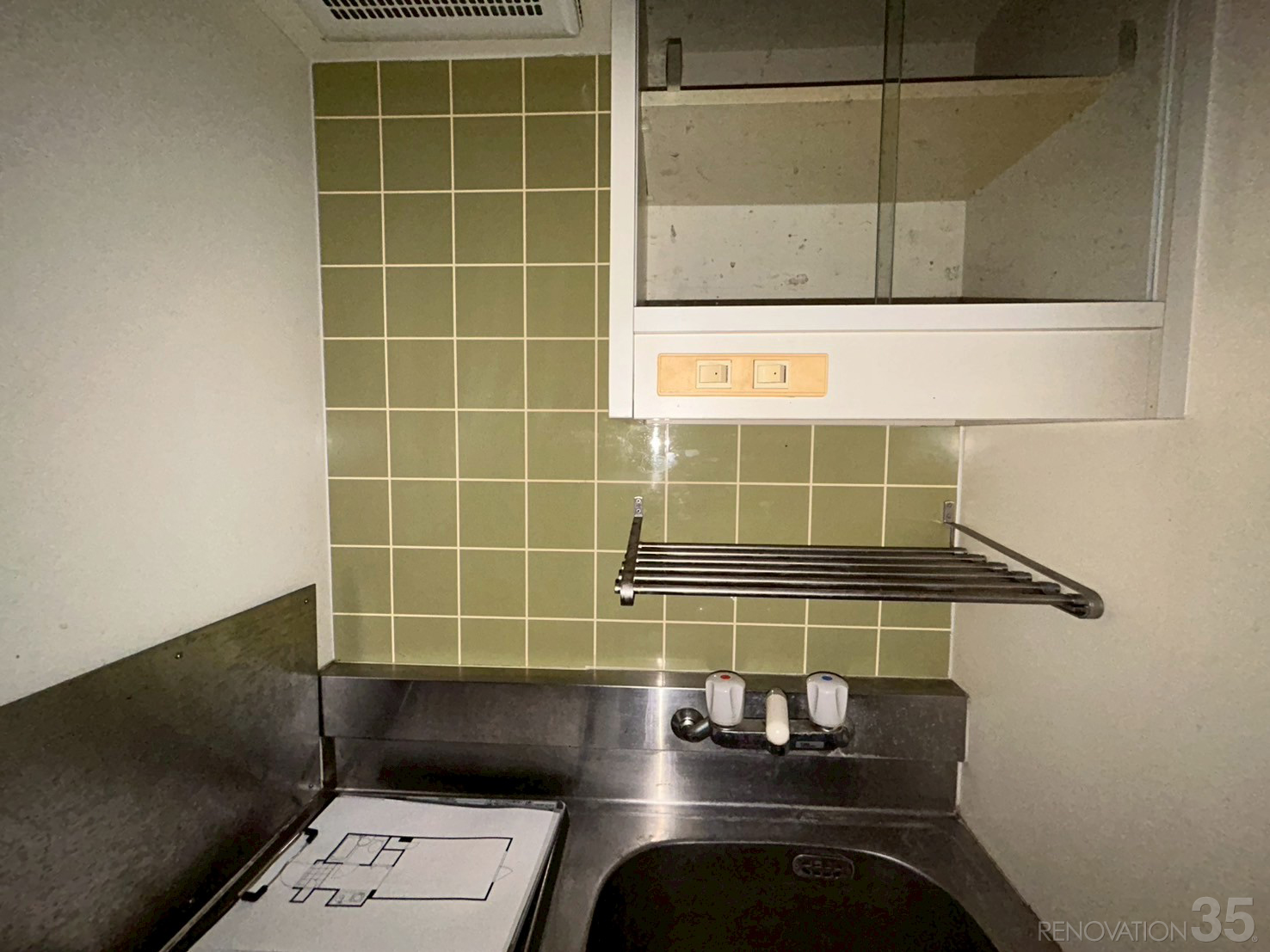 ナチュラルで明るい賃貸、1Rの空室対策リフォーム東京都練馬区、BEFORE4