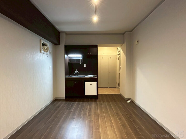 リノベーション施工事例、東京都港区の1R→1DK施工後