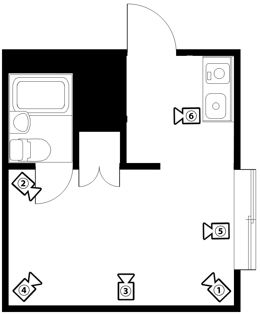 東京都杉並区1R16㎡の図面写真