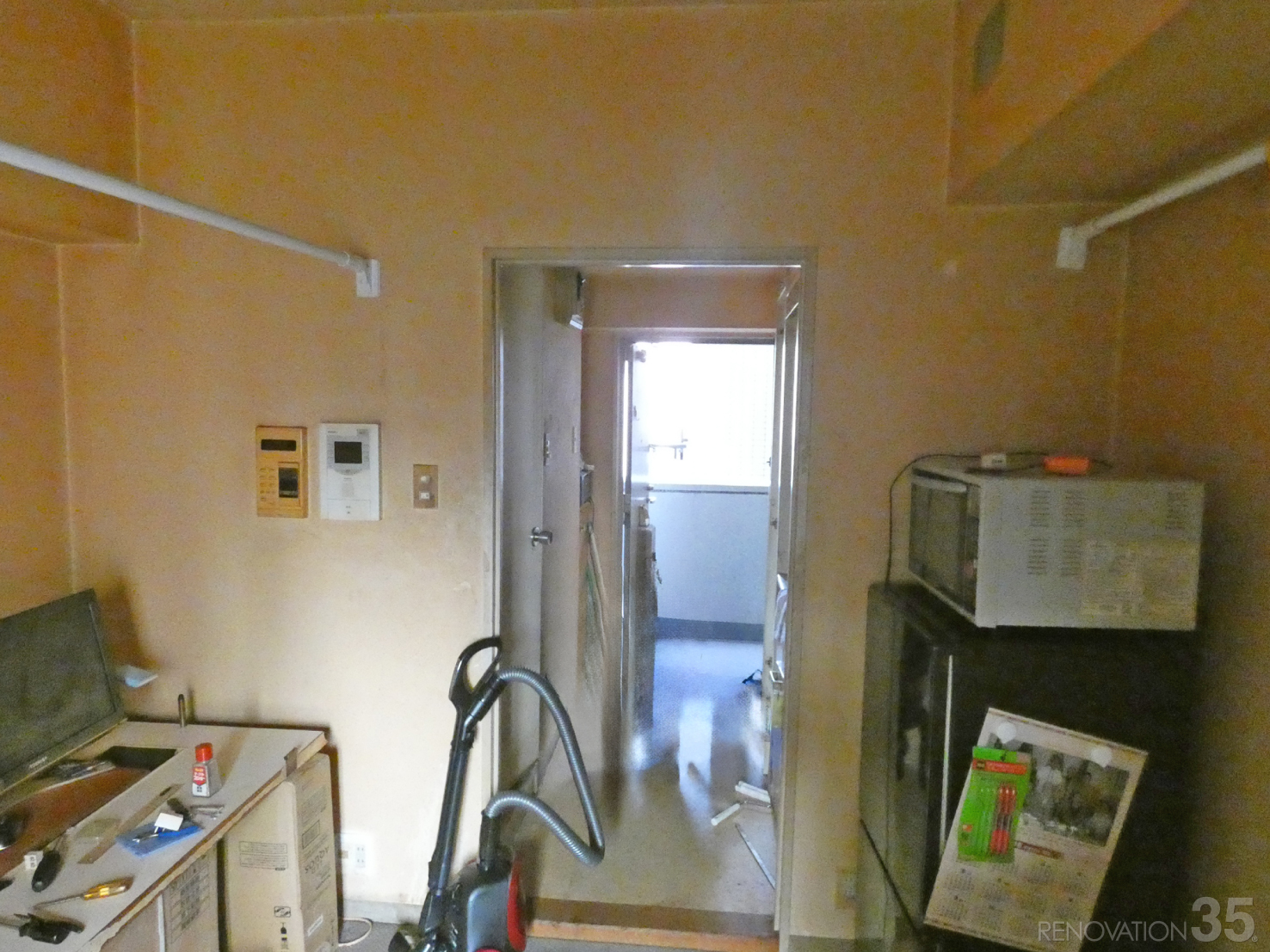 爽やかな空間、1Kの空室対策リフォーム神奈川県横浜市、BEFORE2