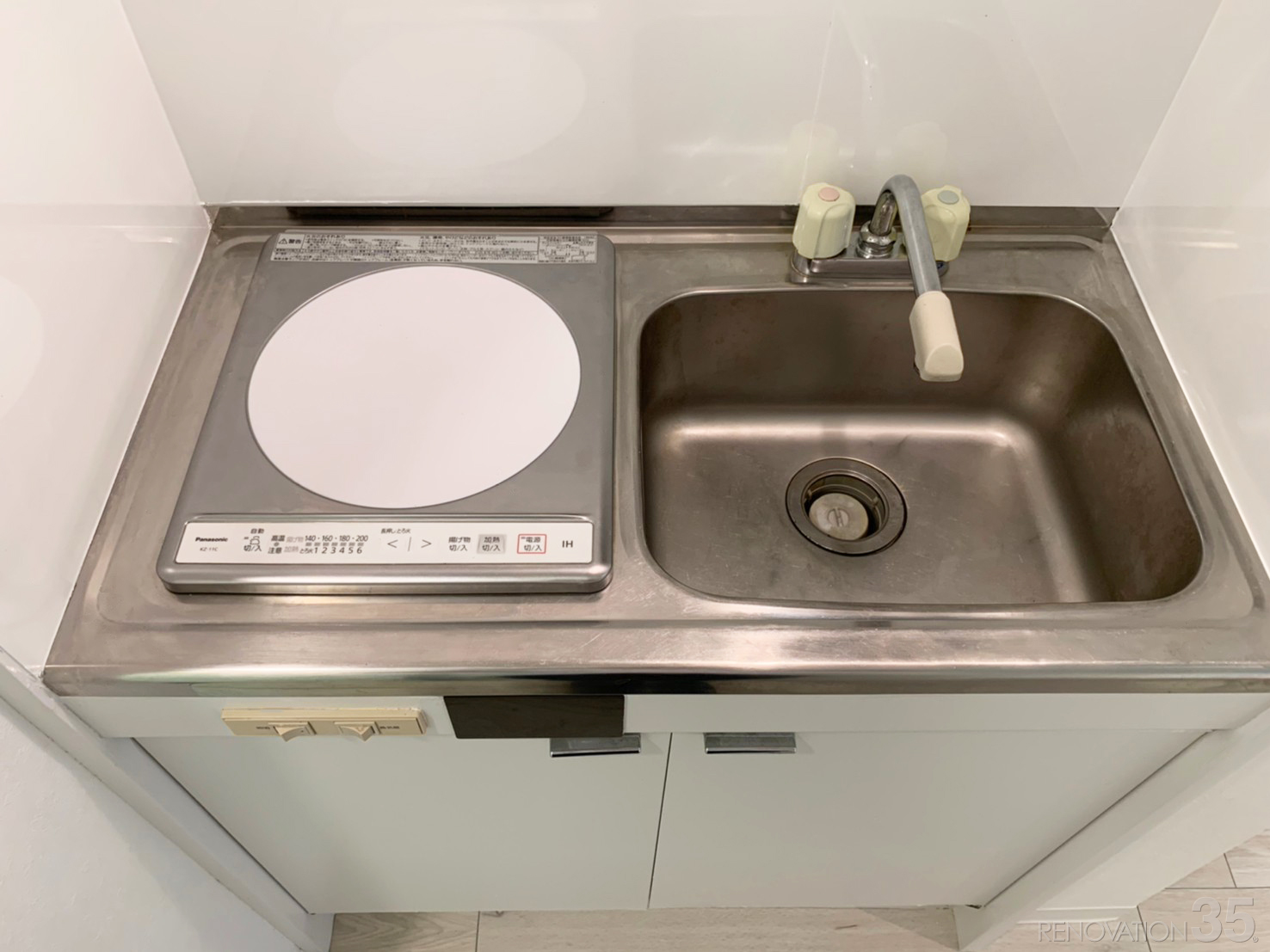 清潔感のある爽やか空間、1Rの空室対策リノベーション神奈川県横浜市、AFTER4