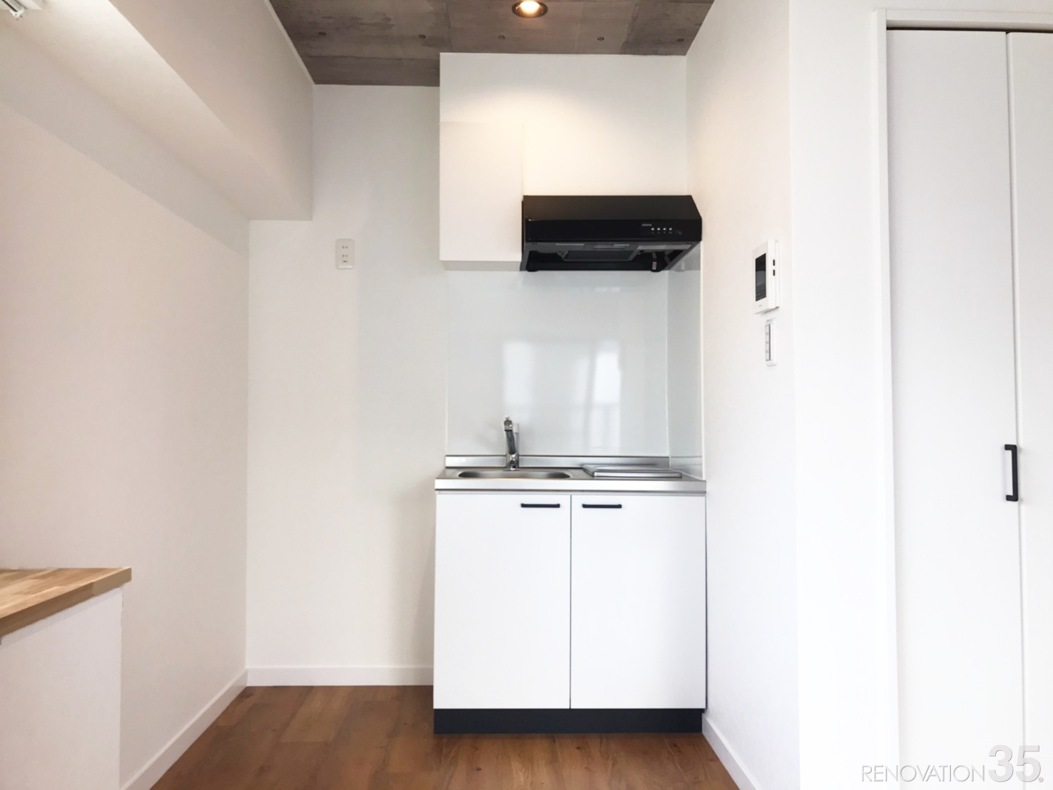 ヴィンテージモダンスタイル、1Rの空室対策リノベーション東京都千代田区、AFTER5