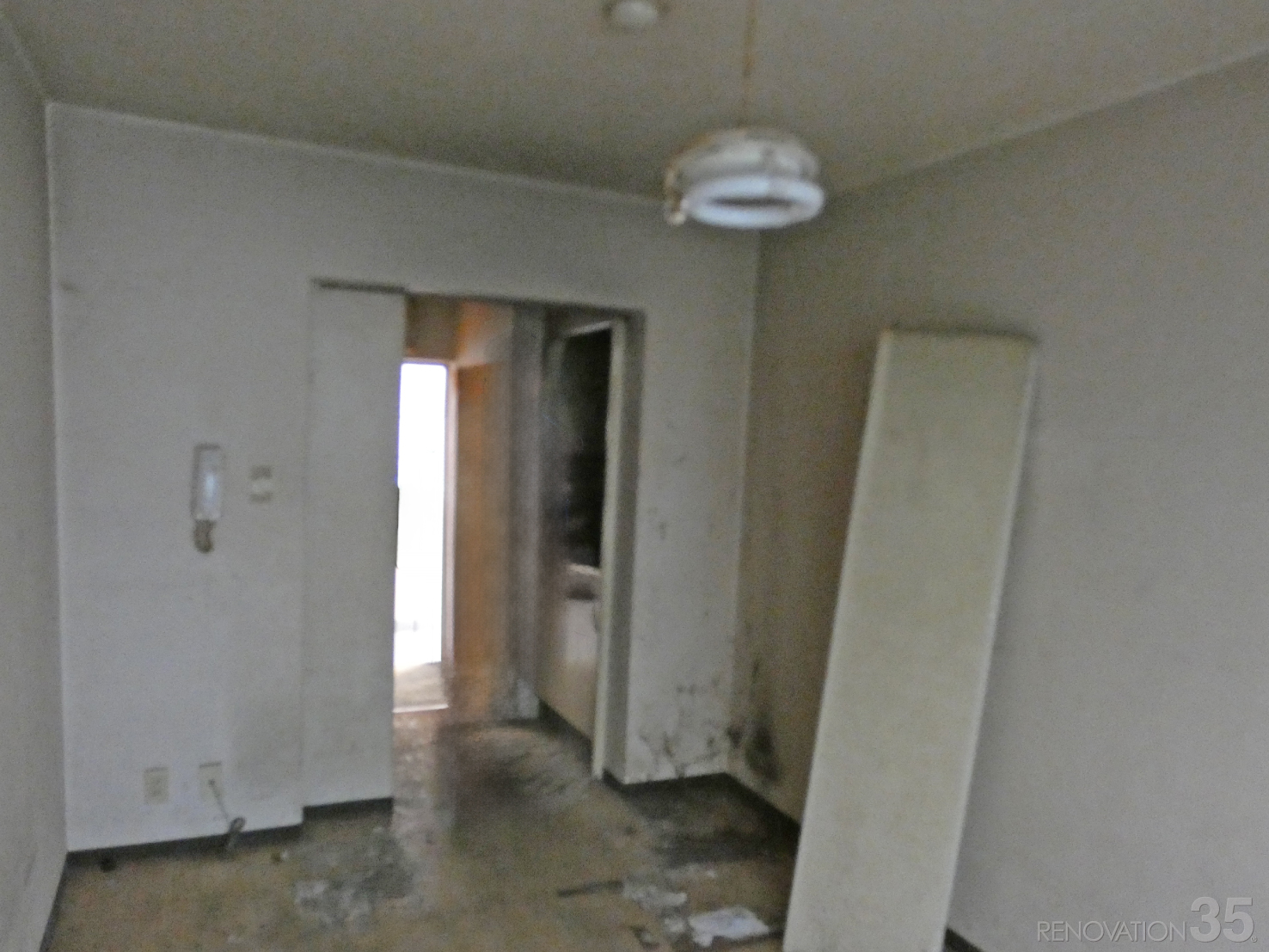 清潔感のある爽やか空間、1Rの空室対策リフォーム神奈川県横浜市、BEFORE2