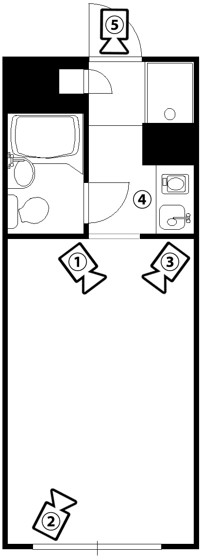 神奈川県横浜市1R16.3㎡の図面写真