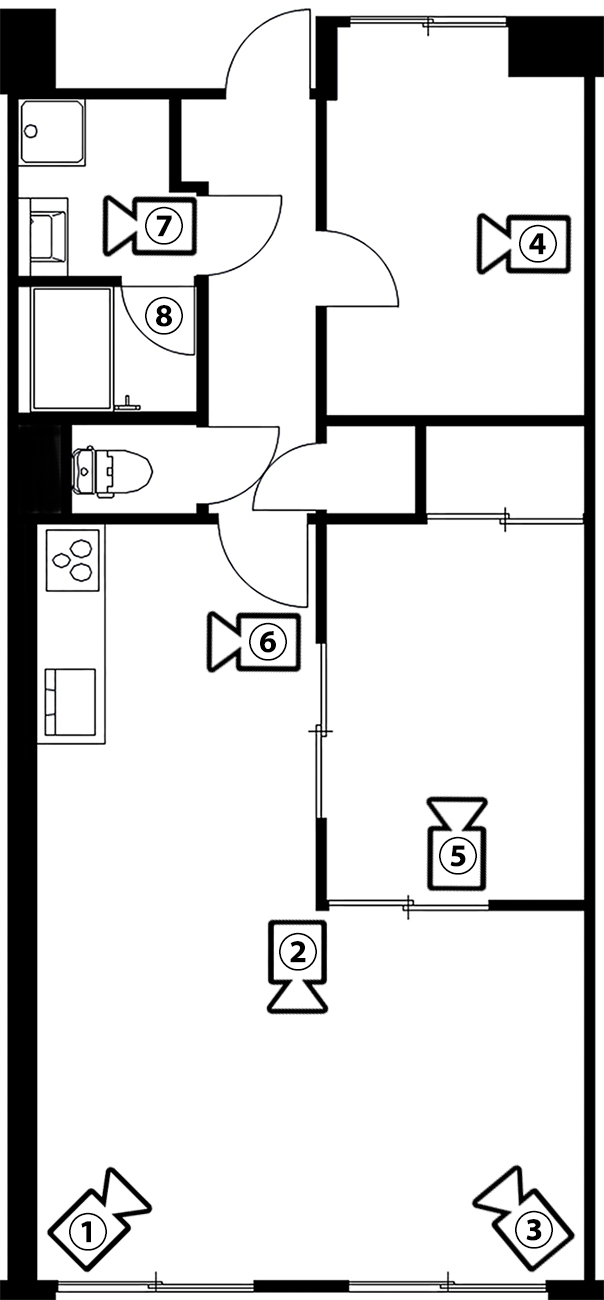 東京都東大和市2LDK66㎡の図面写真